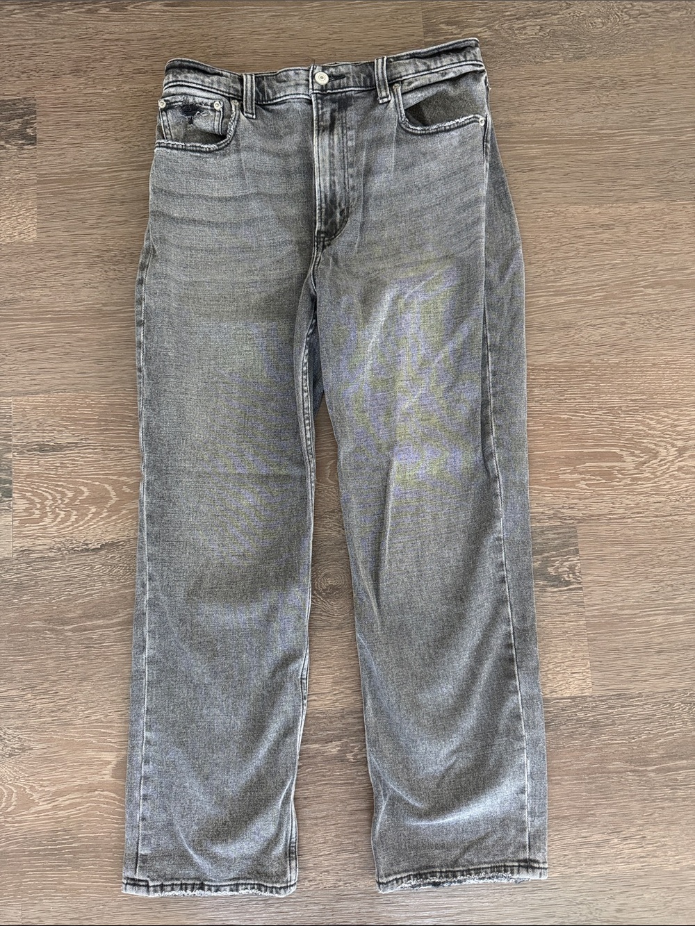 Abercrombie & Fitch Women’s Washed Gray Jeans